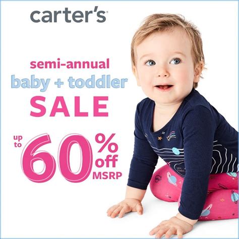 Carters Semi Annual Baby Toddler Sale Up To 60 Off Get Tons Of