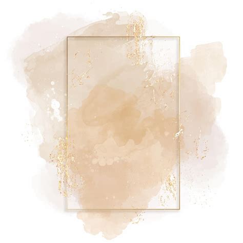 Free Vector Abstract Watercolor Squared Frame