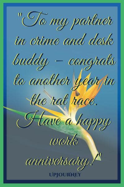 Congratulations to five years filled with new memories and many more to come. 50 HAPPY Work Anniversary Quotes, Wishes, and Messages