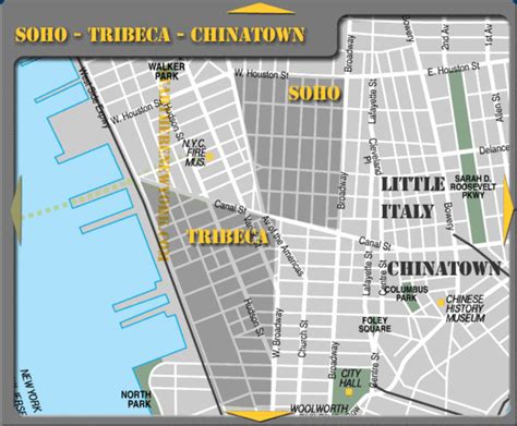 Map Of Chinatown In Nyc