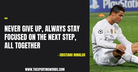 Never Give Up Quotes Soccer