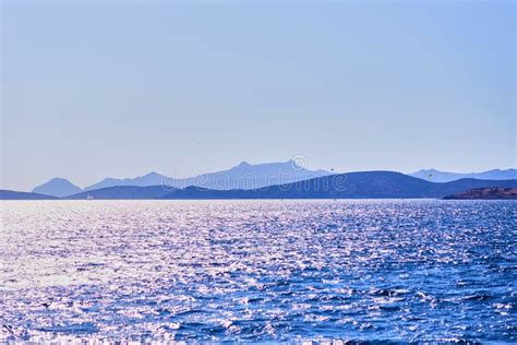 Turquoise Water Near Beach On Aegean Coast Sea Turkish Resort Bodrum