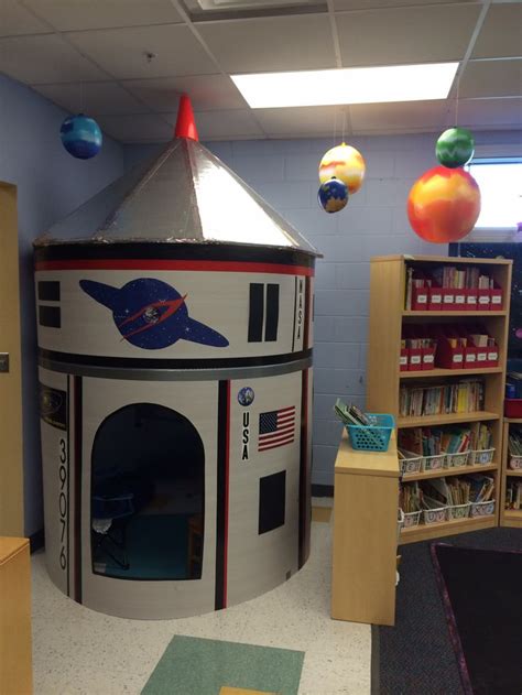 My outer space classroom rocket! love!!!