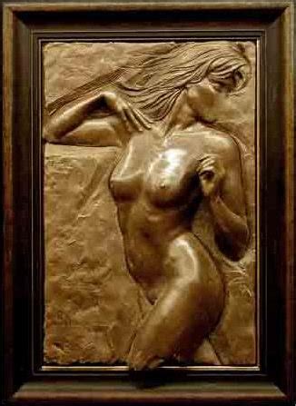 Bill Mack Esprit Bonded Bronze Bonded Bronze Relief Sculpture