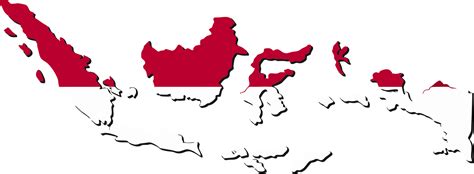 Peta Indonesia Hitam Putih Vector