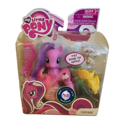 Hasbro My Little Pony Cupcake Friendship Is Magic G4 Brushable Pink New