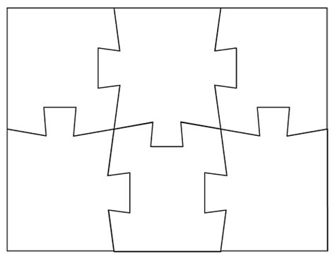 Blank Jigsaw Puzzle Templates | Make Your Own Jigsaw Puzzle for Free