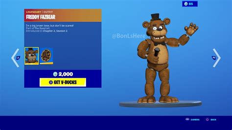 New Five Nights At Freddys Skin Release Date In Fortnite Five Nights