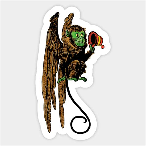 Wizard Of Oz Flying Monkey Wizard Of Oz Sticker Teepublic