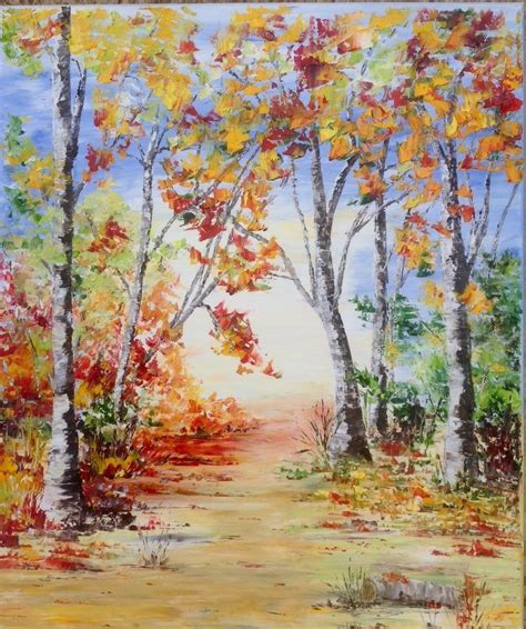 Tableau Les Couleurs En Automne Paysage D Automne For T Automnale Un Grand March