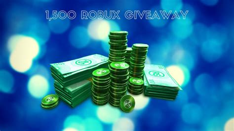 1500 Robux Giveaway Closed Youtube