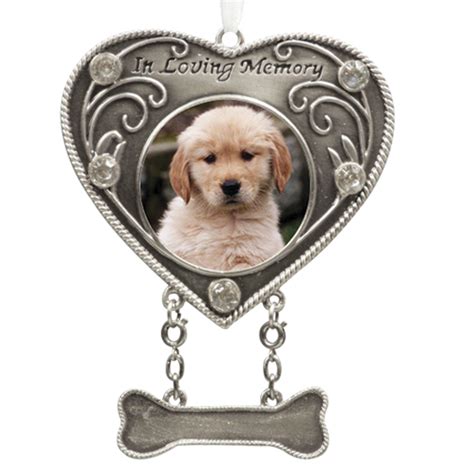 Custom personalization solutions personalized pet memorial ornament. Dog Remembrance Ornament