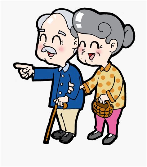 Old People Cartoons Clip Art