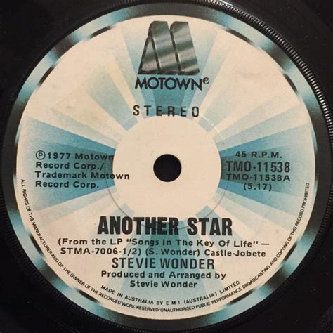 Stevie Wonder Another Star 1976 Vinyl Discogs