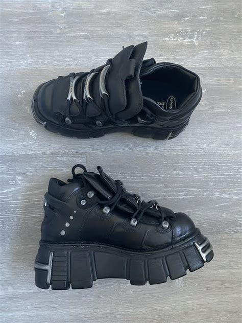 New Rock New Rock M106 S1 Platform Boots Grailed