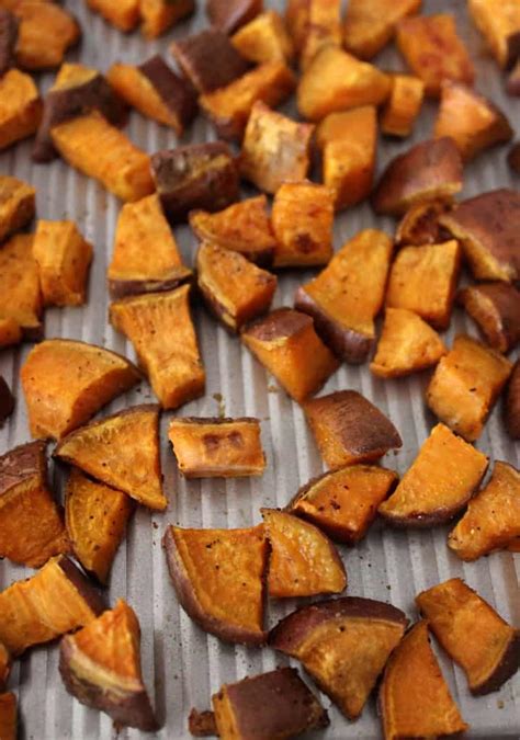 Simple Roasted Sweet Potatoes Healthy Liv
