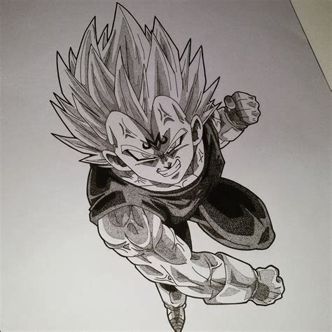 Step 4 start drawing finger nails with curved. Vegeta Drawing at PaintingValley.com | Explore collection ...