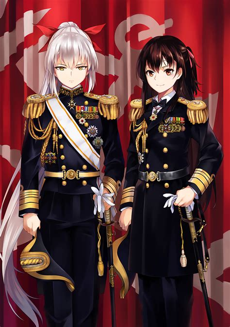 Wallpaper Anime Girls Kantai Collection Admiral