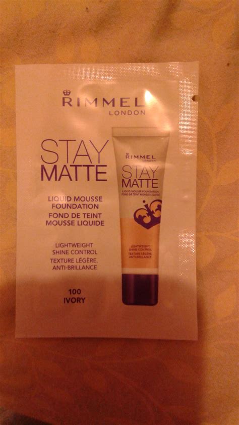 Great savings & free delivery / collection on many items. Rimmel London Stay Matte Liquid Mousse Foundation reviews ...