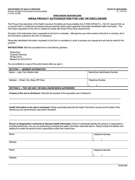 Hipaa Release Form Wisconsin 2020 2021 Fill And Sign Printable