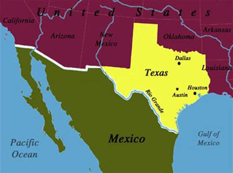 Texas Mexico Map Credit Smu Biz India Online News