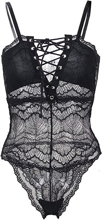 women s bodysuit one lace bodysuits lingerie piece modern casual strappy cross straps negligee