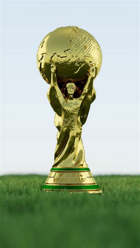 Download Wallpaper 938x1668 Goblet Fifa World Cup Football Trophy
