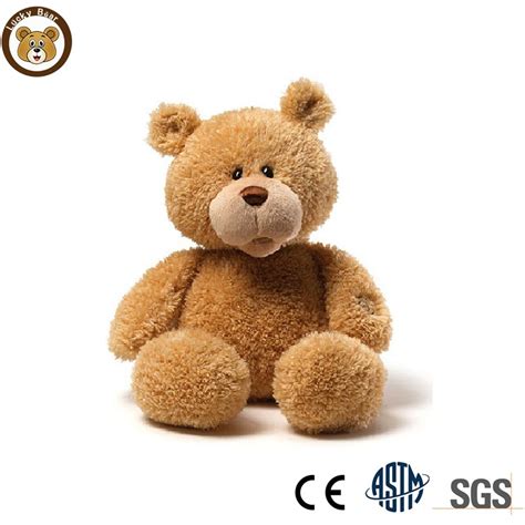 Custom Design Brown Plush Toy Stuffed Teddy Bear With Ribbon China