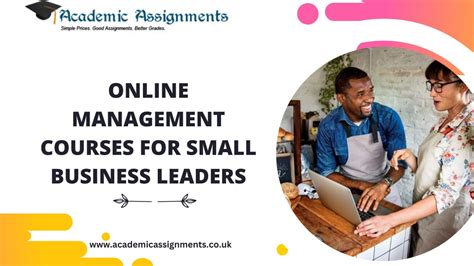 Online Management Courses For Small Business Leaders