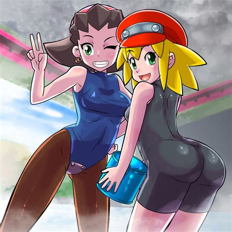 Roll Caskett And Tron Bonne Rockman And 1 More Drawn By Osamuyagi