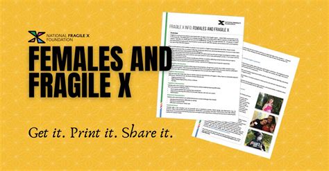 National Fragile X Foundation On Linkedin Weve Just Added Another New Printable Brochure To