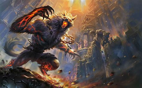 Fenrir Smite Fan Art Illustration Smite Game Black Art Fantasy Art Art