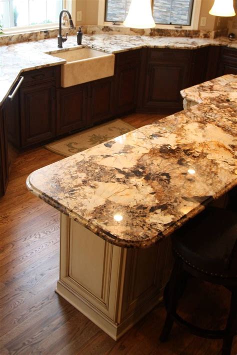 Gold Color Granite Countertops Kitchen Ideas Gold Trend