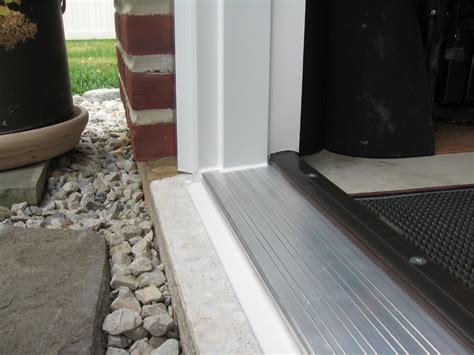 Using a garage door threshold seal can help make your garage more secured. Finishing Threshold On Concrete - Page 2 - Windows, Siding ...