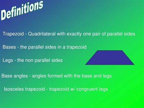 Ppt Kites And Trapezoids Powerpoint Presentation Free Download Id
