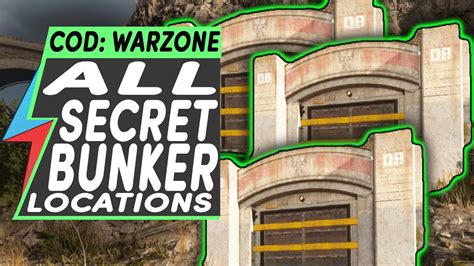 Warzone All Secret Bunker Locations Call Of Duty Warzone Red Access