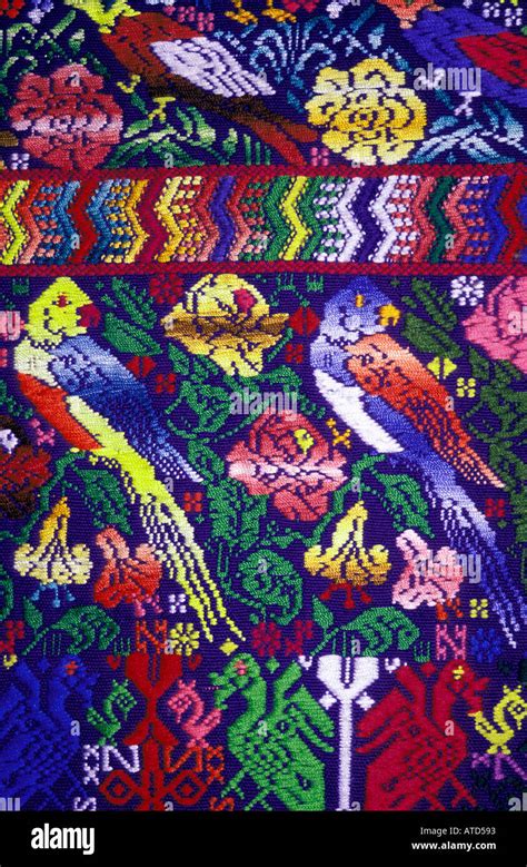 Maya Textiles Brocaded Cloth From Concepcion Chiquirichiapa Nr Stock