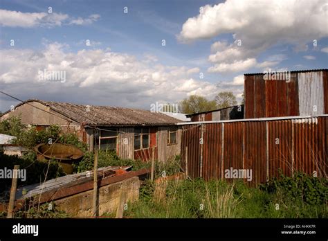 Derelict Farm Buildings Stock Photo Alamy