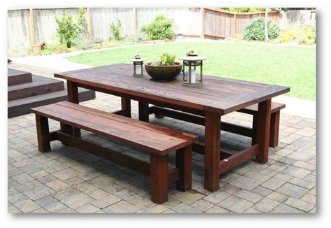 Patio Dining Table Farmhouse Picnic Table Patio Dining Table