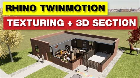 Rhino Twinmotion Texturing And 3d Section Dezign Ark