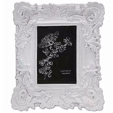 Sixtrees Baroque Frame 4 By 6 Inch White Baroque Frames Frame White Picture Frames