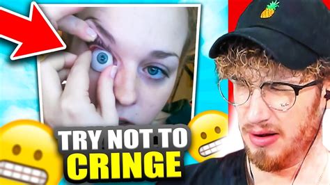 Try Not To Cringe Challenge Impossible Youtube