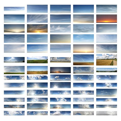 Sky Backgrounds Image Collection For Photoshop And Renderings