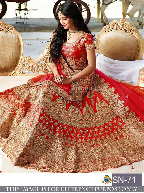 Shreeji Nx Red Color Designer Silk Lehenga Choli Lehengas Bridal Lehenga Red Indian