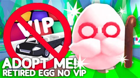 How To Get The Retired Egg In Adopt Me Without Vip Roblox Adopt Me New