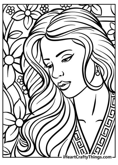 Free Printable Coloring Pictures For Adults Printable Form Templates And Letter