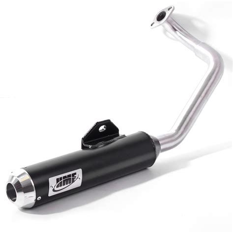 Dorbyworks built yoshimura titanium carbon fiber dual tip custom exhaust. HMF Full Exhaust Pipe Muffler Honda Ruckus Black | eBay