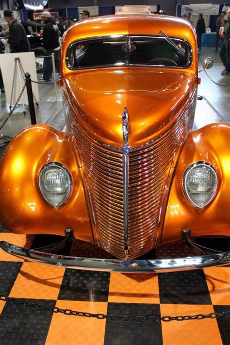 Orange Metallic Hot Rod At Sacramento Autorama Custom Cars Paint