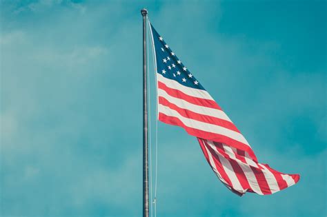 Free Images Sky Wind Red Mast Blue Stars And Stripes Flag Pole
