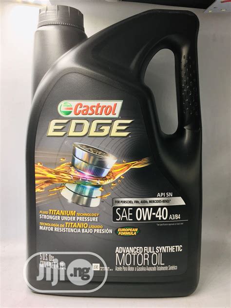 Castrol Edge 0w 40 Advanced Full Synthetic Motor Oil In Amuwo Odofin